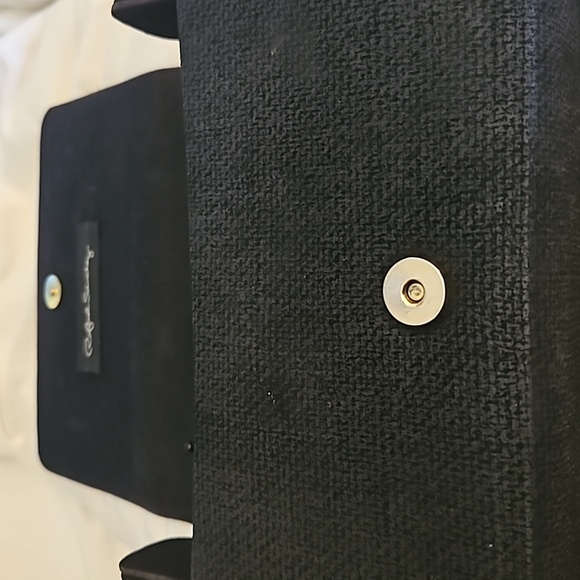 RAFAEL SANCHEZ Designer Navy Royal Coat of Arms Beaded Castlecore Crossbody Bag - Picture 13 of 15